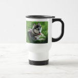 Siberian Husky Dog Plastic Travel Mug