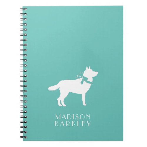 Siberian Husky Dog Puppy Malamut Notebook