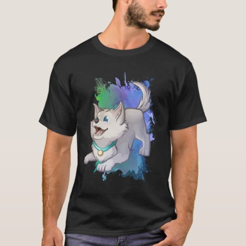 Siberian Husky Dog W Job  The Master Escape Artist T_Shirt