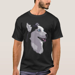 Siberian husky dog wolf T-Shirt
