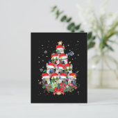 Siberian Husky Dogs Tree Christmas Pajama Xmas Dog (Standing Front)