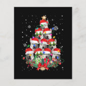 Siberian Husky Dogs Tree Christmas Pajama Xmas Dog (Front)