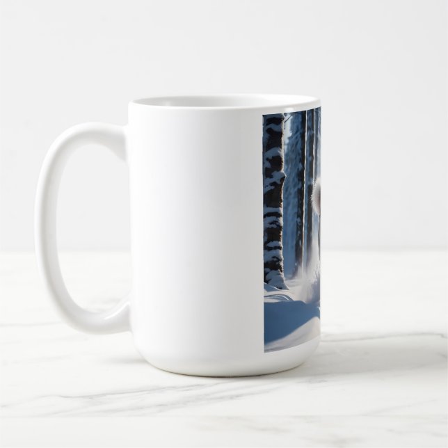 Siberian Husky Elegant Coffee Mug (Left)