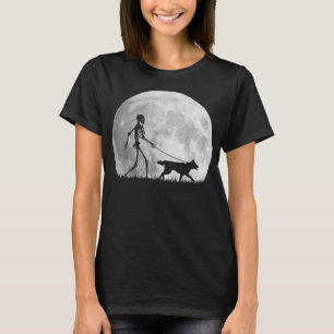 Siberian Husky Halloween Skeleton Funny Dog Youth T-Shirt