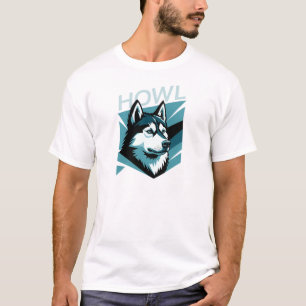 Siberian Husky HOWL – Arctic Wolf Dog T-Shirt