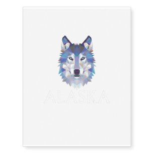 Siberian Husky Husky Dog Face Temporary Tattoos