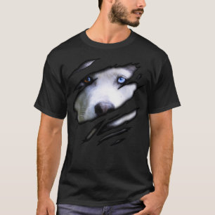 Siberian Husky in me design, Dogdesign, Pedigree D T-Shirt