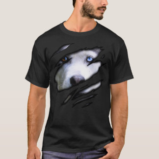 Siberian Husky in me design, Dogdesign, Pedigree D T-Shirt