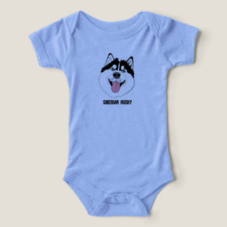 SIBERIAN HUSKY INFANT T-SHIRT