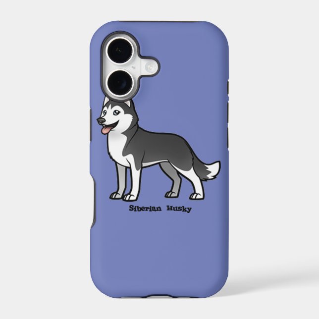 Siberian Husky Iphone Case (Back)