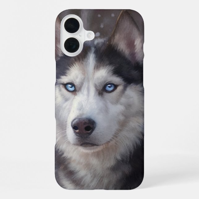 Siberian Husky Iphone Case (Back)