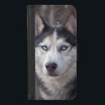 Siberian Husky iPhone 8/7 Wallet Case<br><div class="desc">This digital painting depicts a Siberian Husky standing on snow,  its fur glistening with frosty highlights as the winter landscape stretches endlessly behind it. The dog’s expressive eyes catch the viewer’s attention.</div>
