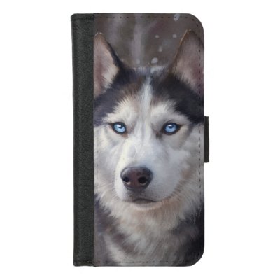 Siberian Husky iPhone 8/7 Wallet Case