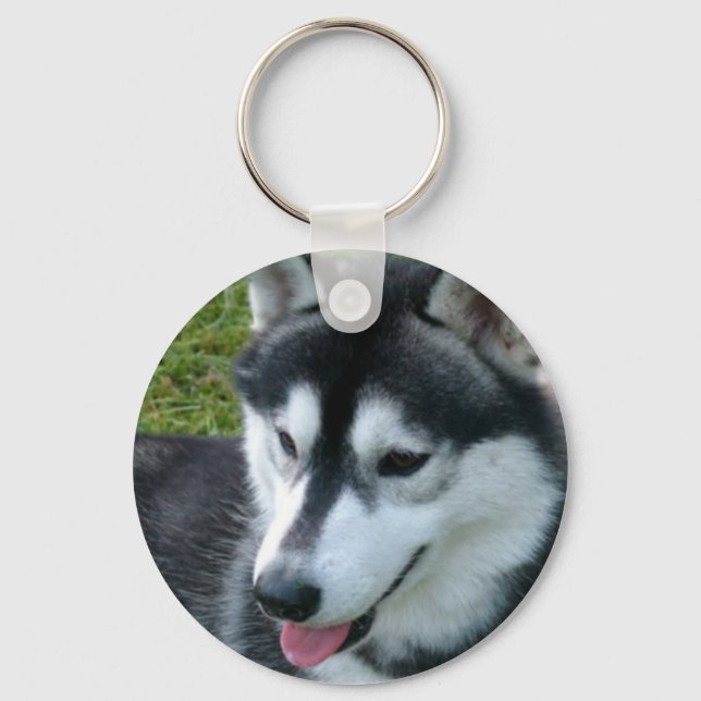 Siberian Husky Keychain (Front)