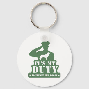 Siberian Husky Keychain