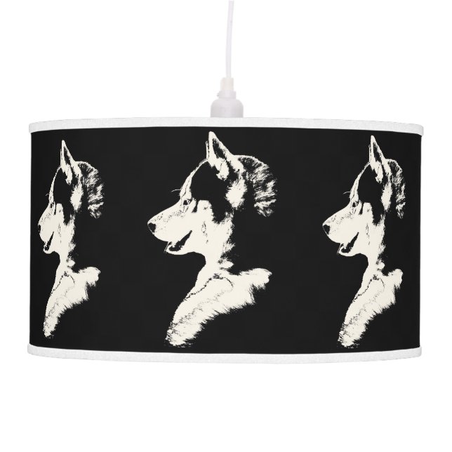 Siberian Husky Lamp Husky Pup Lamps Gifts (Front)