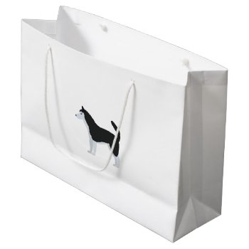 Siberian Husky Large Gift Bag by i_love_cotton at Zazzle