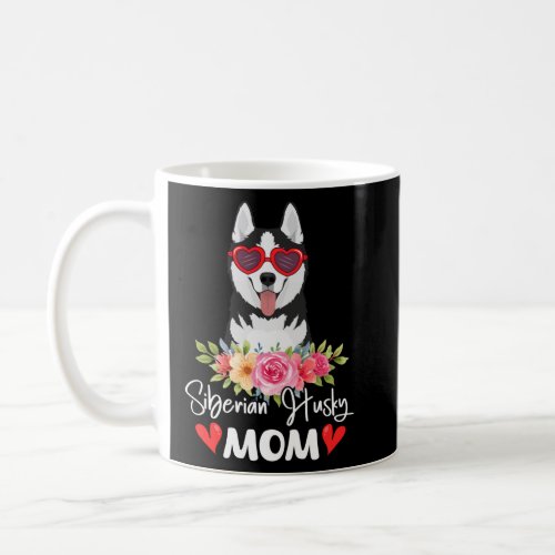 Siberian Husky Mom Mama Sunglasses Dog Lover Owner Coffee Mug