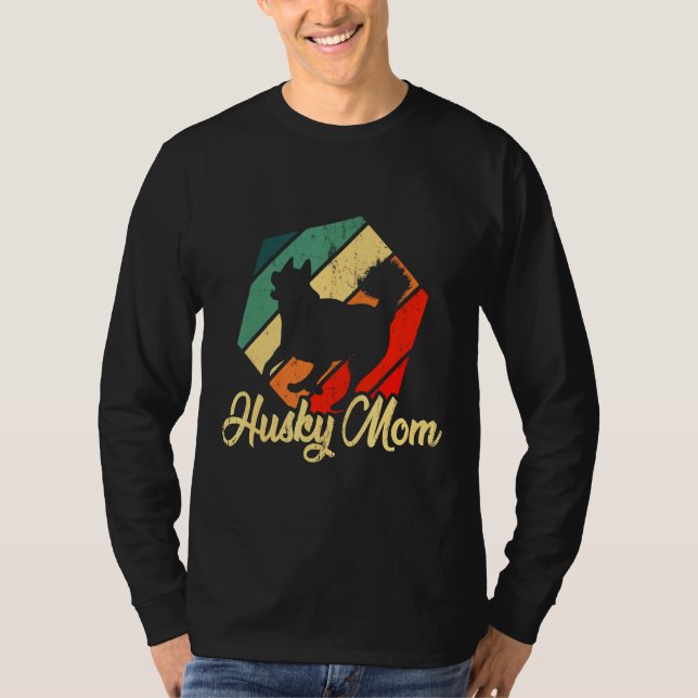 Siberian Husky Mom Siberian Husky Mama T-Shirt (Front)