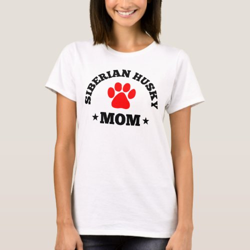 Siberian Husky Mom T_Shirt