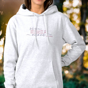 Siberian Husky Mom Varsity Script Established Hoodie