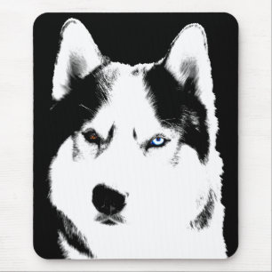 Siberian Husky Mousepad Gifts Malamute Sled Dogs