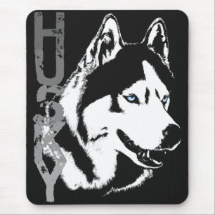Siberian Husky Mousepad Gifts Malamute Wolf Dogs