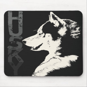 Siberian Husky Mousepad Gifts Malamute Wolf Dogs