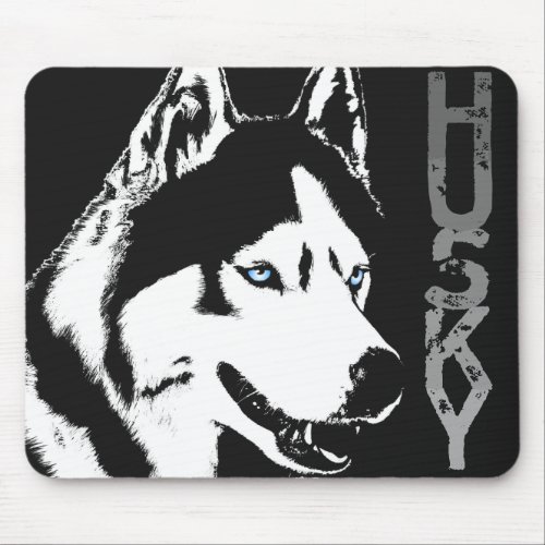 Siberian Husky Mousepad Gifts Malamute Wolf Dogs