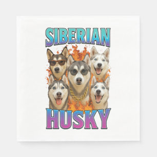 Siberian Husky Napkins