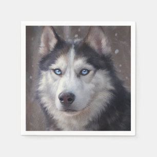 Siberian Husky Napkins