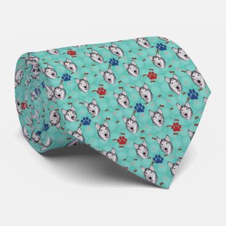 Siberian Husky Neck Tie