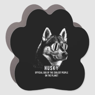 Siberian Husky Official Dog Of Coolest Car Magnet