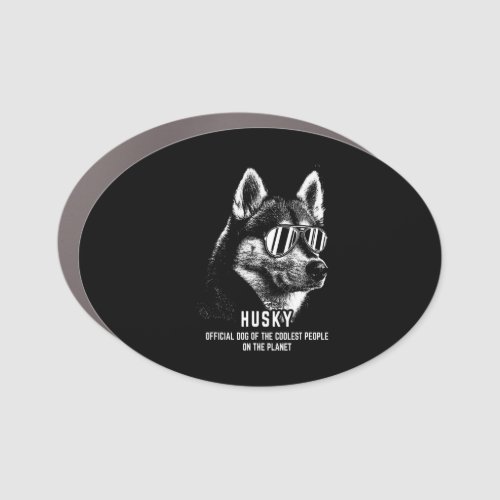 Siberian Husky Official Dog Of  Coolest Car Magnet