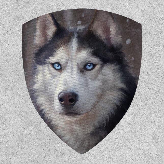 Siberian Husky Patch (Front)