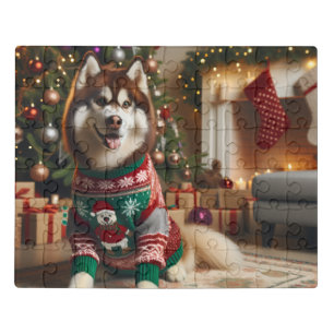 Siberian Husky Photo Puzzle