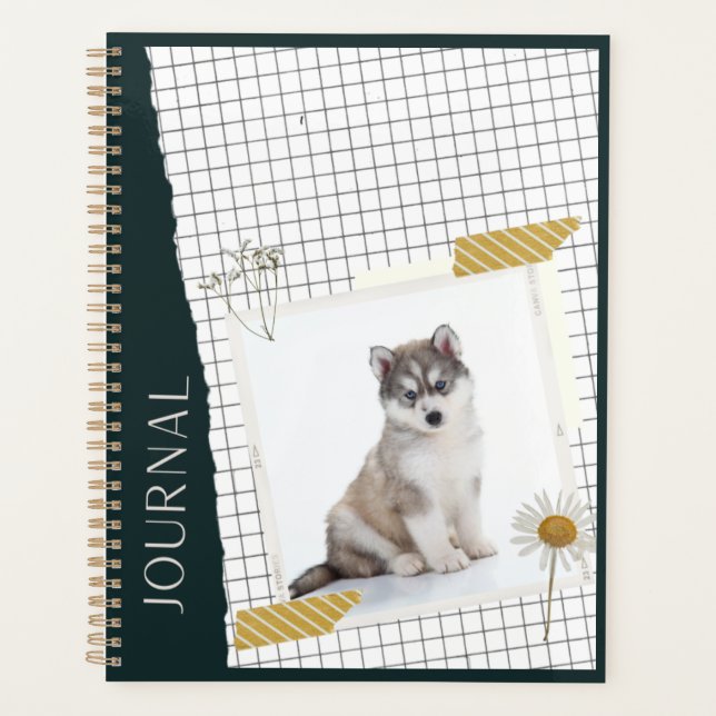 Siberian Husky Planer Planner (Front)