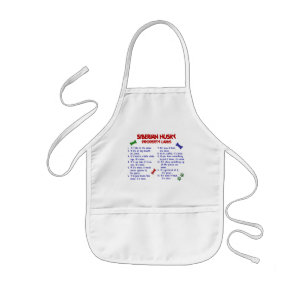 SIBERIAN HUSKY Property Laws 2 Kids' Apron