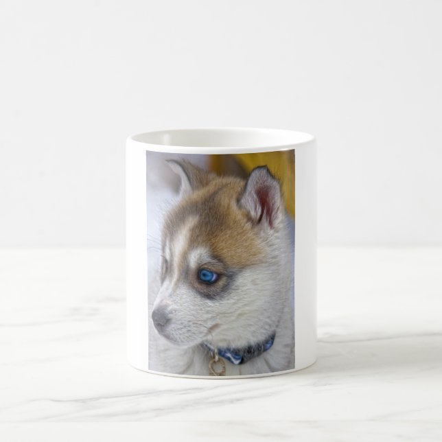 Siberian Husky Puppy 2 Coffee Mug (Center)