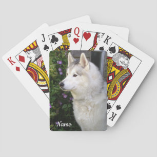 Siberian Husky Puppy Dog Poker Cards