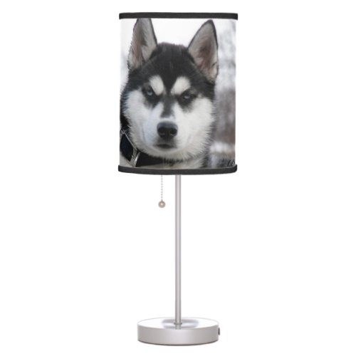 Siberian Husky Puppy Lamp