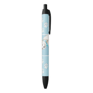 Siberian Husky Puppy Painting - Original Dog Art Pen