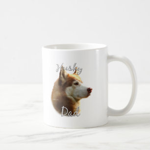 Siberian Husky (red) Dad 2 Coffee Mug