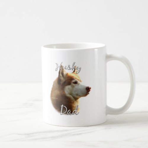 Siberian Husky red Dad 2 Coffee Mug