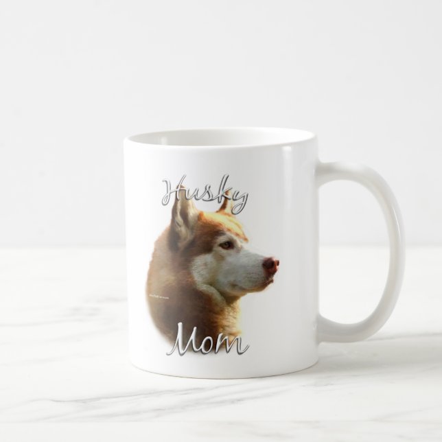 Siberian Husky (red) Mom 2 Coffee Mug (Right)