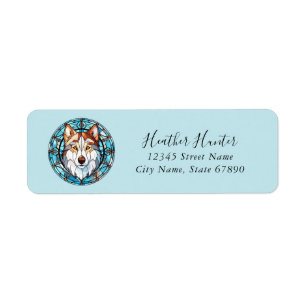 Siberian Husky Return Address Labels
