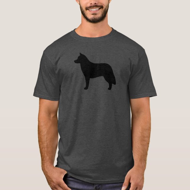 Siberian Husky Silhouette T-Shirt (Front)
