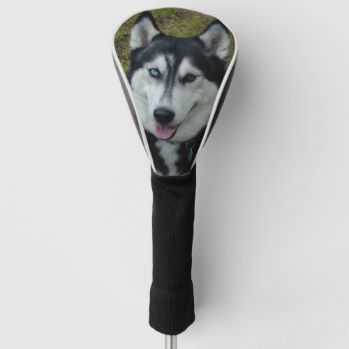 Siberian Husky Smile Golf Head Cover