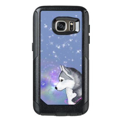 Siberian Husky Snow Storm Phone Case