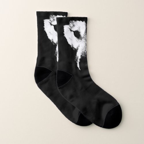 Siberian Husky Socks Husky Pup  Socks Customize